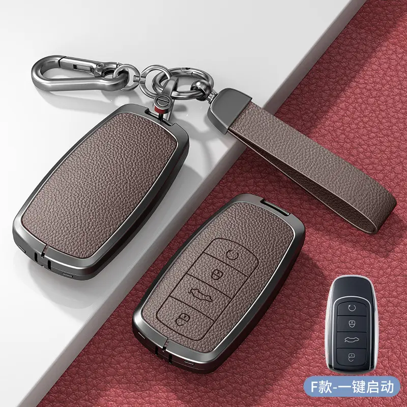 Suitable for Chery Tiggo 9 Key Cover 8Pro Exploration 06 Shell 7 Arrizo 8Plus Kunpeng Oumengda 5 Key Bag