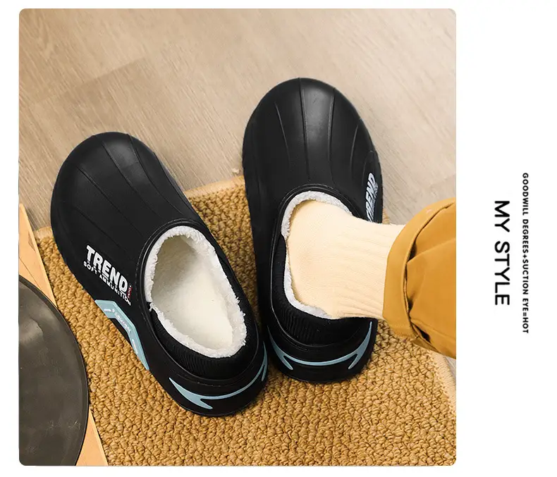 Winter Cotton Slippers Thick Soled Warm Indoor Wear — feature 11