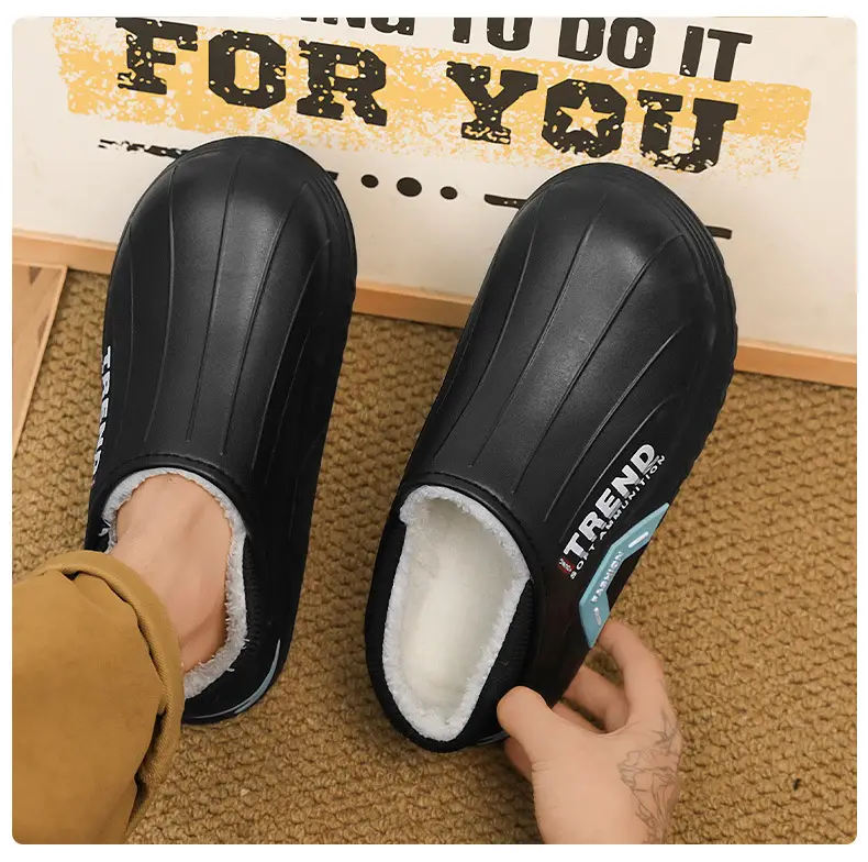 Winter Cotton Slippers Thick Soled Warm Indoor Wear — feature 12