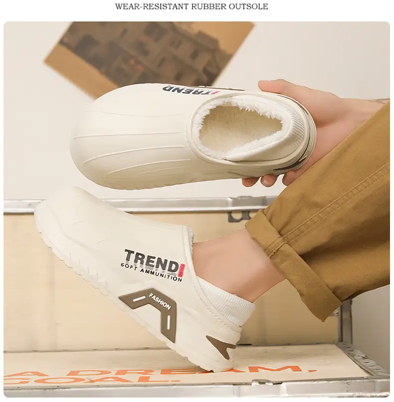 Winter Cotton Slippers Thick Soled Warm Indoor Wear — feature 14
