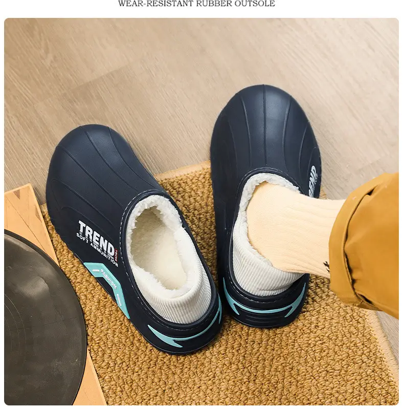 Winter Cotton Slippers Thick Soled Warm Indoor Wear — feature 18