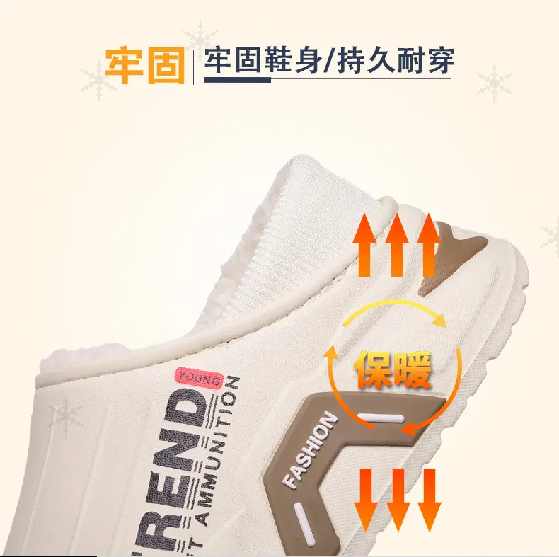 Winter Cotton Slippers Thick Soled Warm Indoor Wear — feature 7