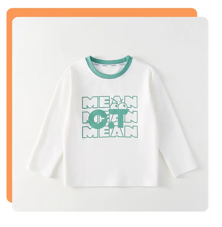 Cotton Long Sleeve T-Shirt for Boys Autumn Base Antibacterial — feature 6