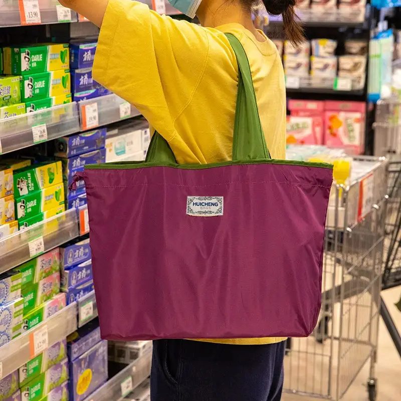 Foldable Waterproof Grocery Bag Large Capacity