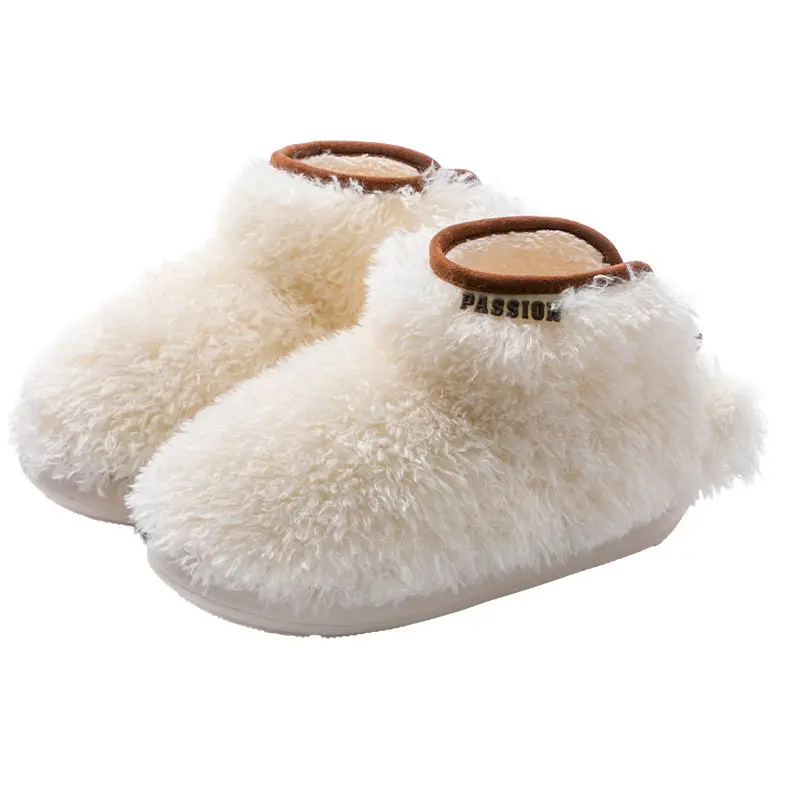 Women's Woolen Slippers Warm Anti-Slip Winter Indoor - Image 8