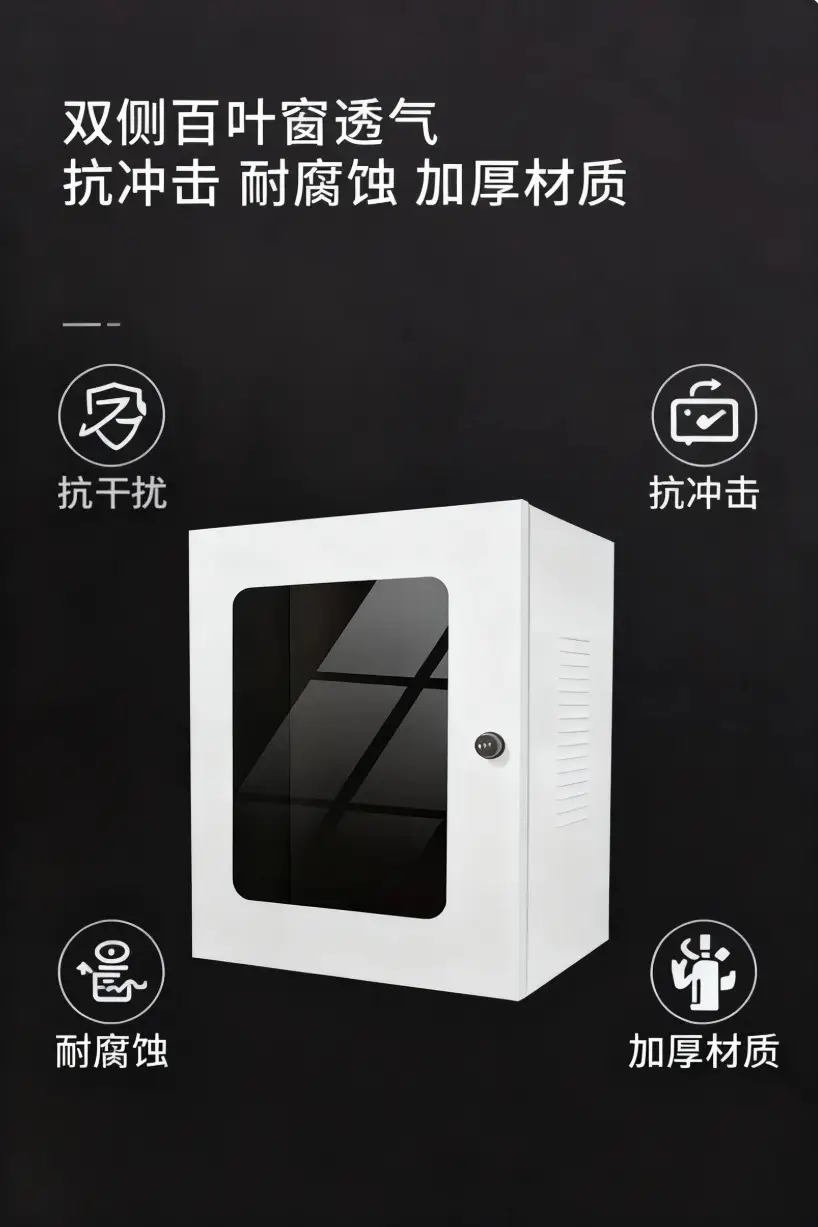 New Energy Vehicle Charging Pile Box, Wall-Mounted Distribution Box, Outdoor Rainproof Column, Thickened Charging Pile Protection Box — feature 15