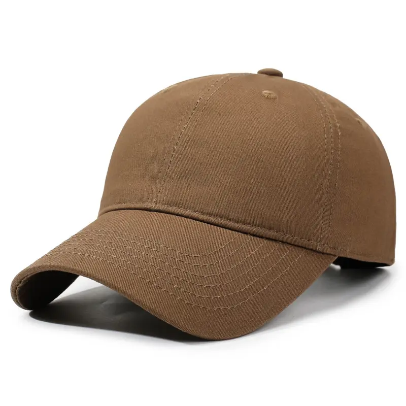 Men's Brown Embroidered Baseball Cap with Logo - Image 21