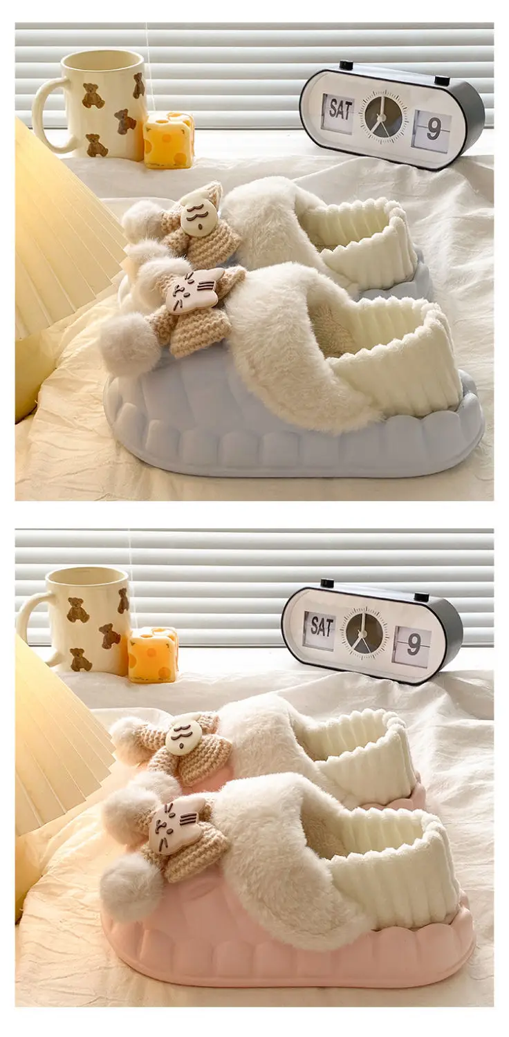 Warm Cotton Star Slippers for Women Autumn Winter — feature 19