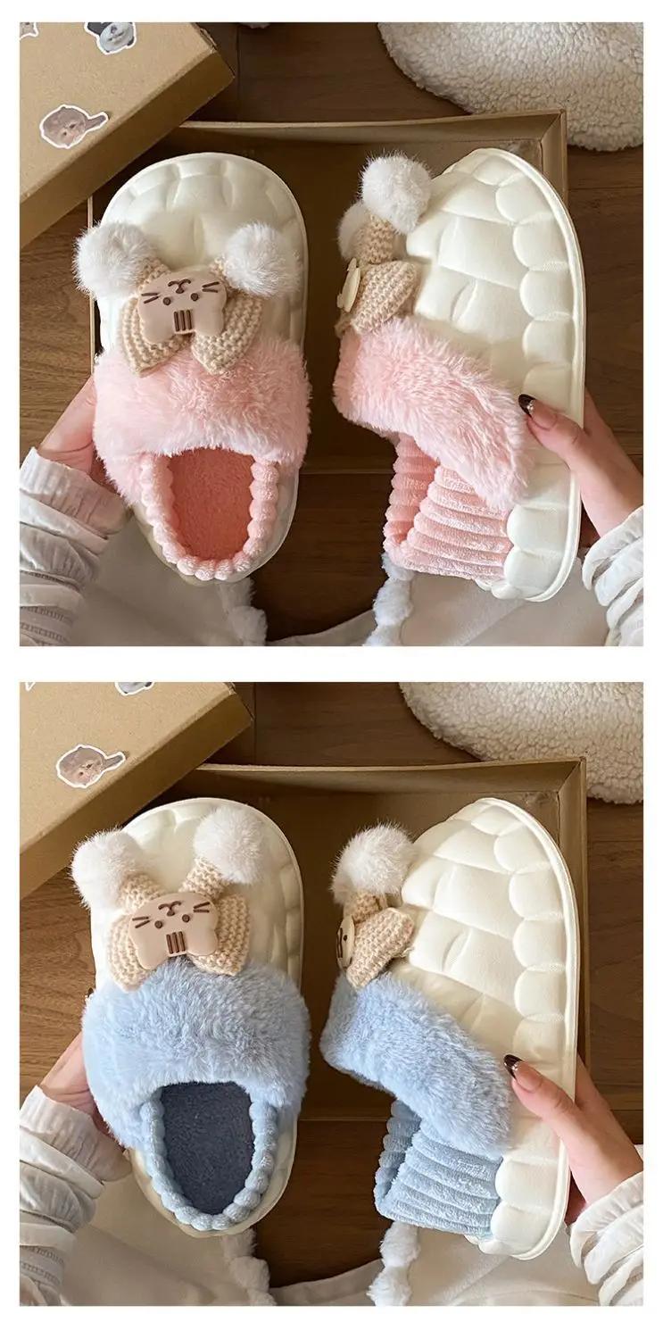 Warm Cotton Star Slippers for Women Autumn Winter — feature 25