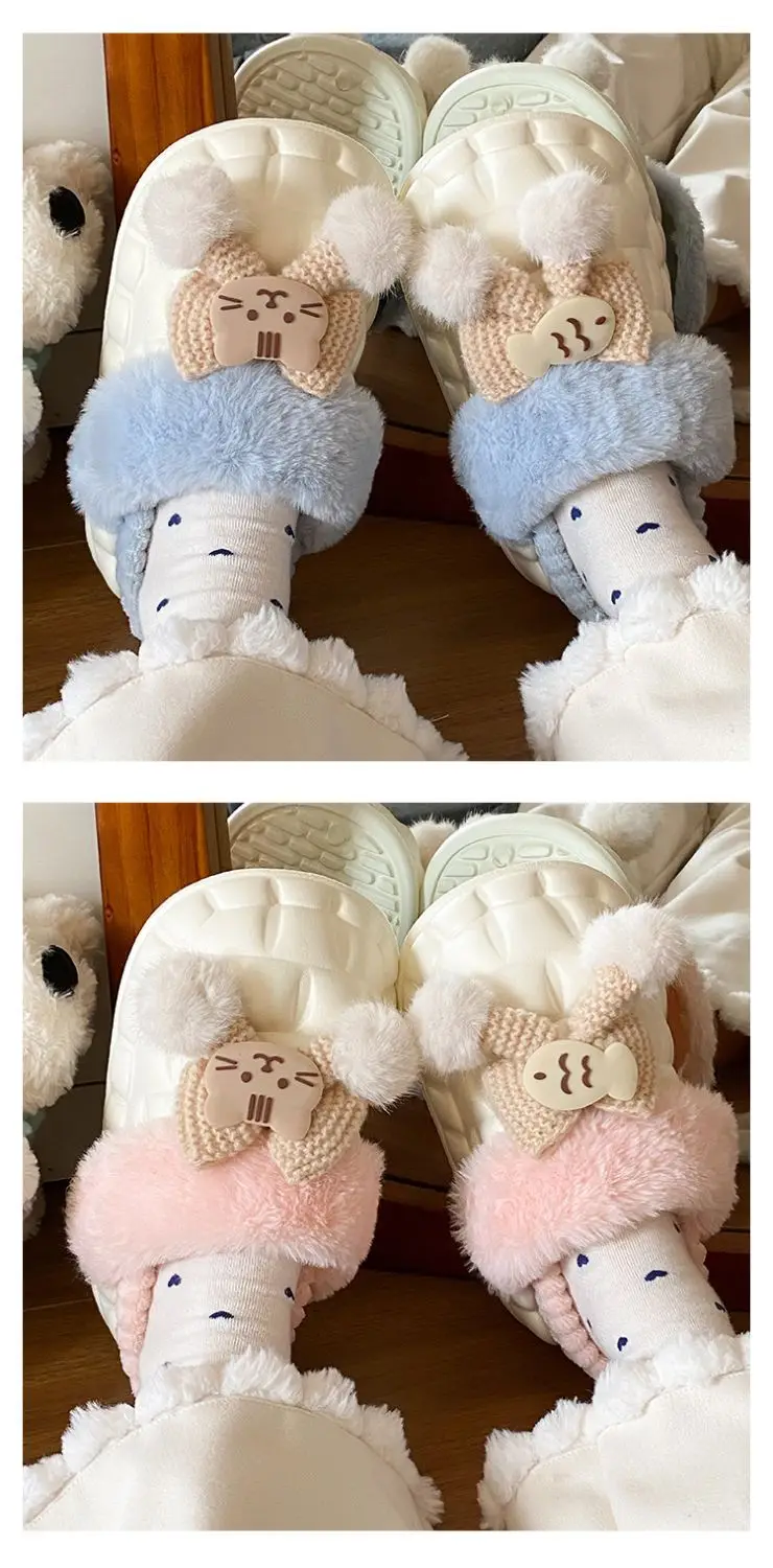 Warm Cotton Star Slippers for Women Autumn Winter — feature 26