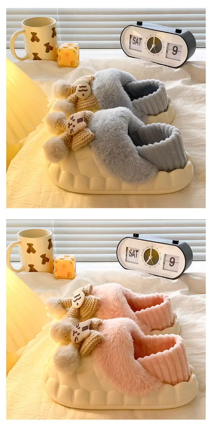 Warm Cotton Star Slippers for Women Autumn Winter — feature 28