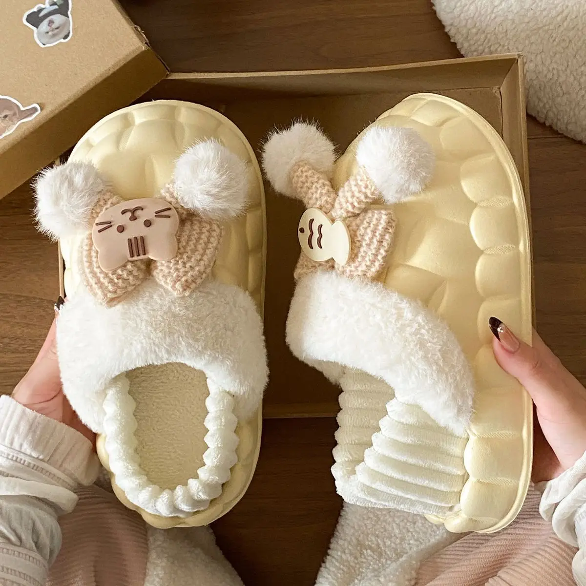 Warm Cotton Star Slippers for Women Autumn Winter — feature 30