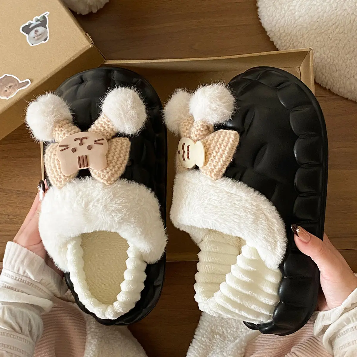 Warm Cotton Star Slippers for Women Autumn Winter — feature 31