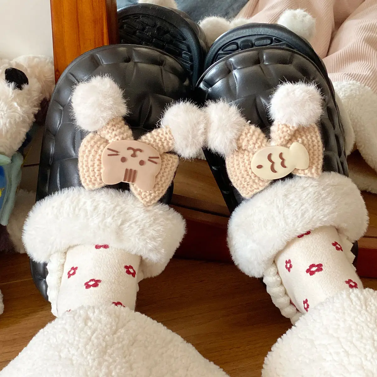 Warm Cotton Star Slippers for Women Autumn Winter — feature 32