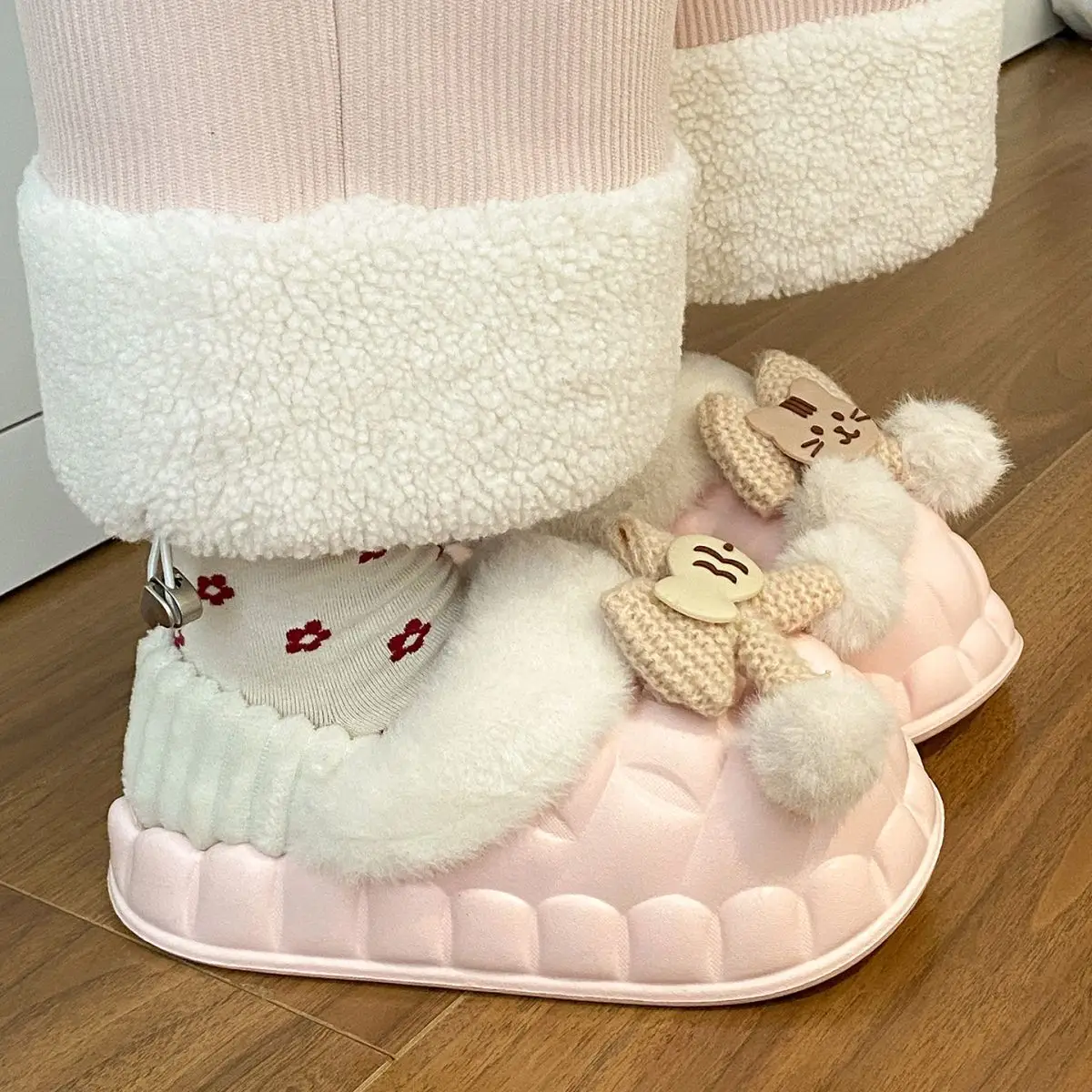 Warm Cotton Star Slippers for Women Autumn Winter — feature 43