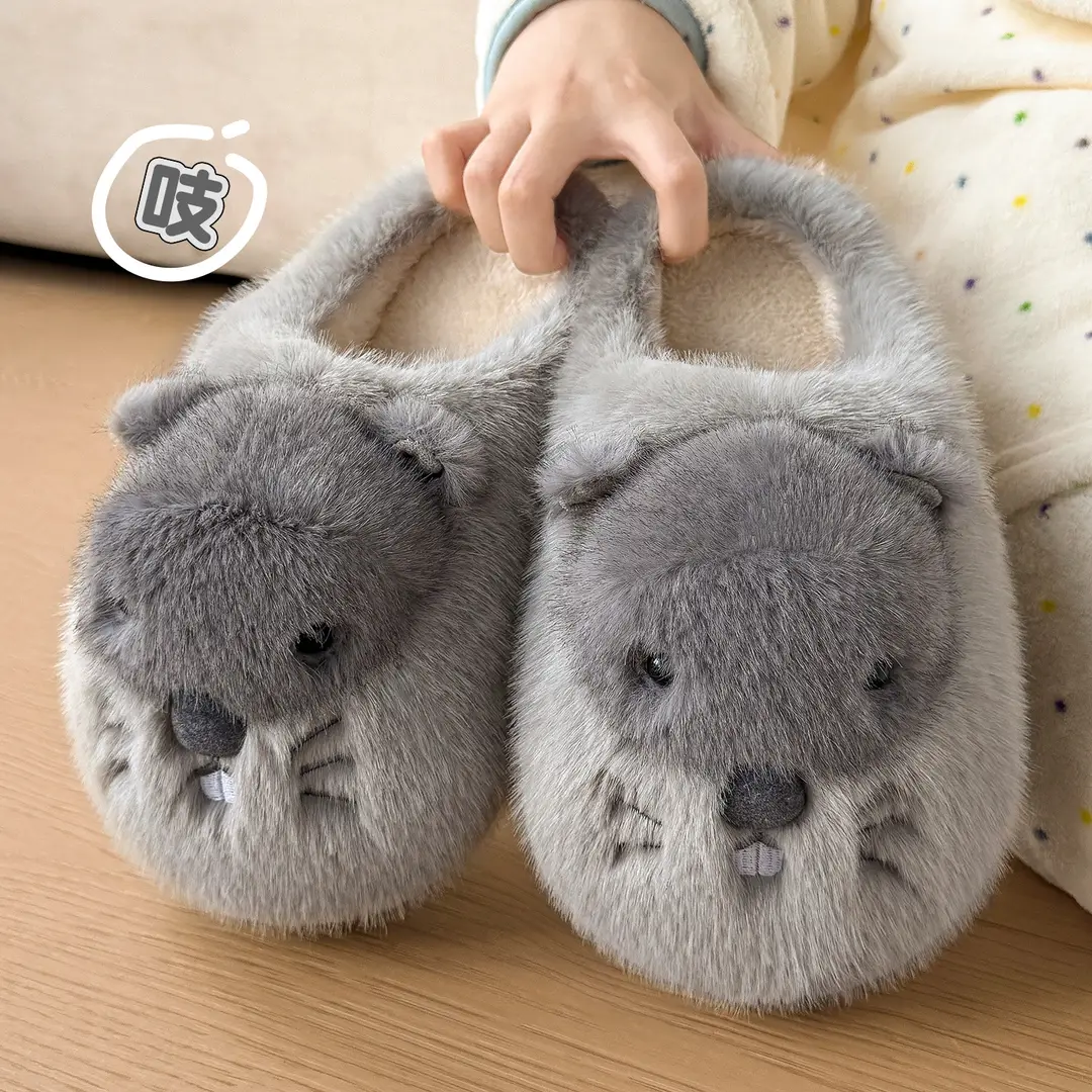 Cute Warm Cotton Slippers for Women, Cartoon Home Slippers, Winter Indoor Soft-Soled Wear-Resistant Closed-Toe Cotton Shoes for Women Wholesale - Image 8