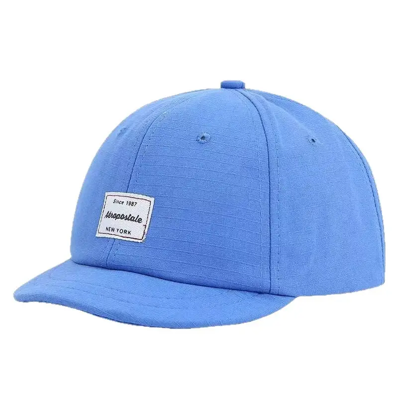 Beige Korean Style Baseball Cap Short-Brimmed - Image 9