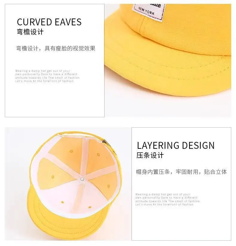 Beige Korean Style Baseball Cap Short-Brimmed — feature 22