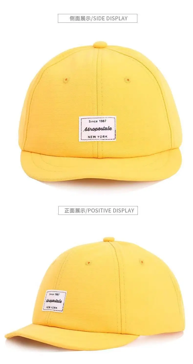 Beige Korean Style Baseball Cap Short-Brimmed — feature 26