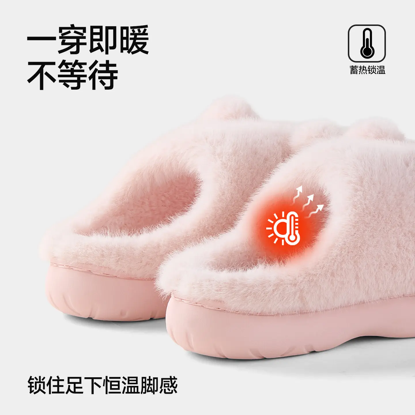 Nanbowan Autumn Winter Cute Groundhog Cotton Slippers Women's Warm Anti-Slip Indoor and Outdoor Wear Anti-Slip Warm Fur Slippers - Image 7