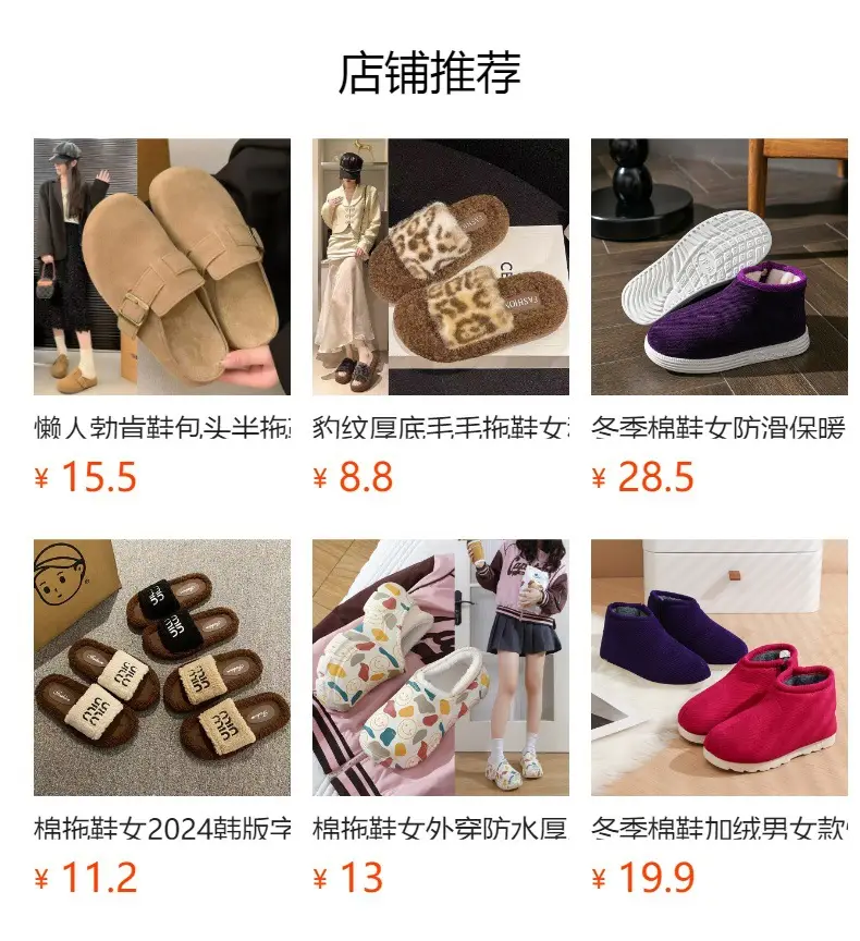 Women's Warm Plush Slippers Large Toe Winter Wear — feature 1