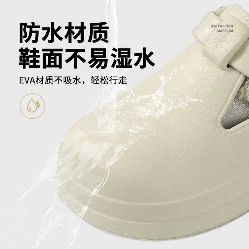 Baotou Fur Slippers for Women in Autumn and Winter Indoor and Outdoor Wear Fashionable Belt Buckle Fleece-Lined Warm Thick-Soled Cotton Slippers - Image 5