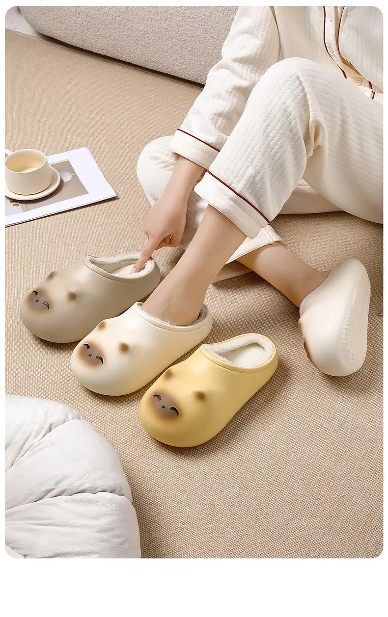 Little Fat Cat Cotton Slippers for Women Winter Cartoon Cute Kitten Indoor Home Use Plush Warm Men's Cotton Slippers Winter — feature 13