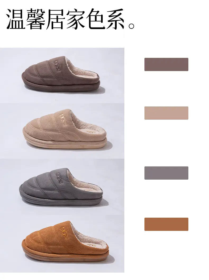 Thick-Soled Cotton Slippers for Women, Autumn and Winter 2025 New Indoor and Home Non-Slip Silent Warm Plush Slippers for Men — feature 8