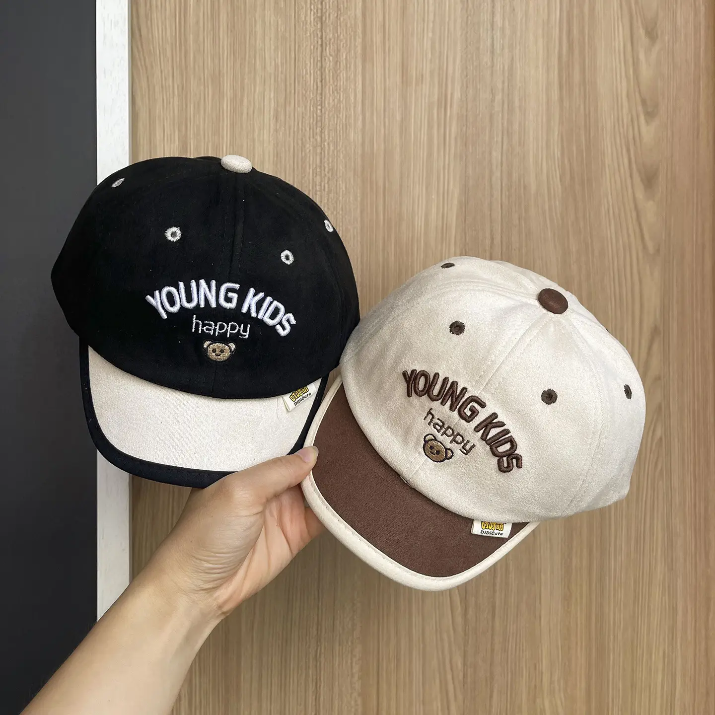 Young Kids Beanies Black Maroon Brown — feature 5
