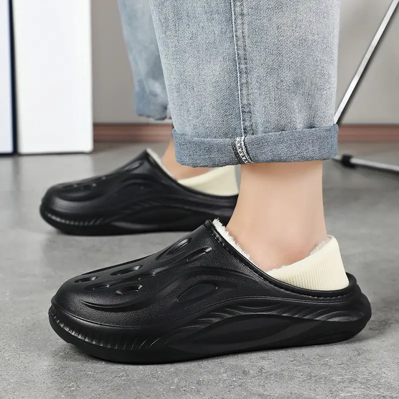 Men Women Cotton Slip-On Slippers Winter New 2025 - Image 6
