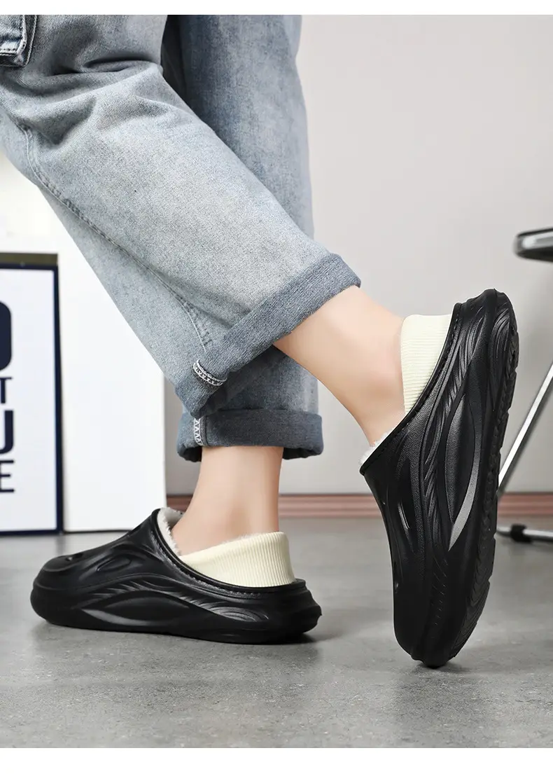 Men Women Cotton Slip-On Slippers Winter New 2025 — feature 12