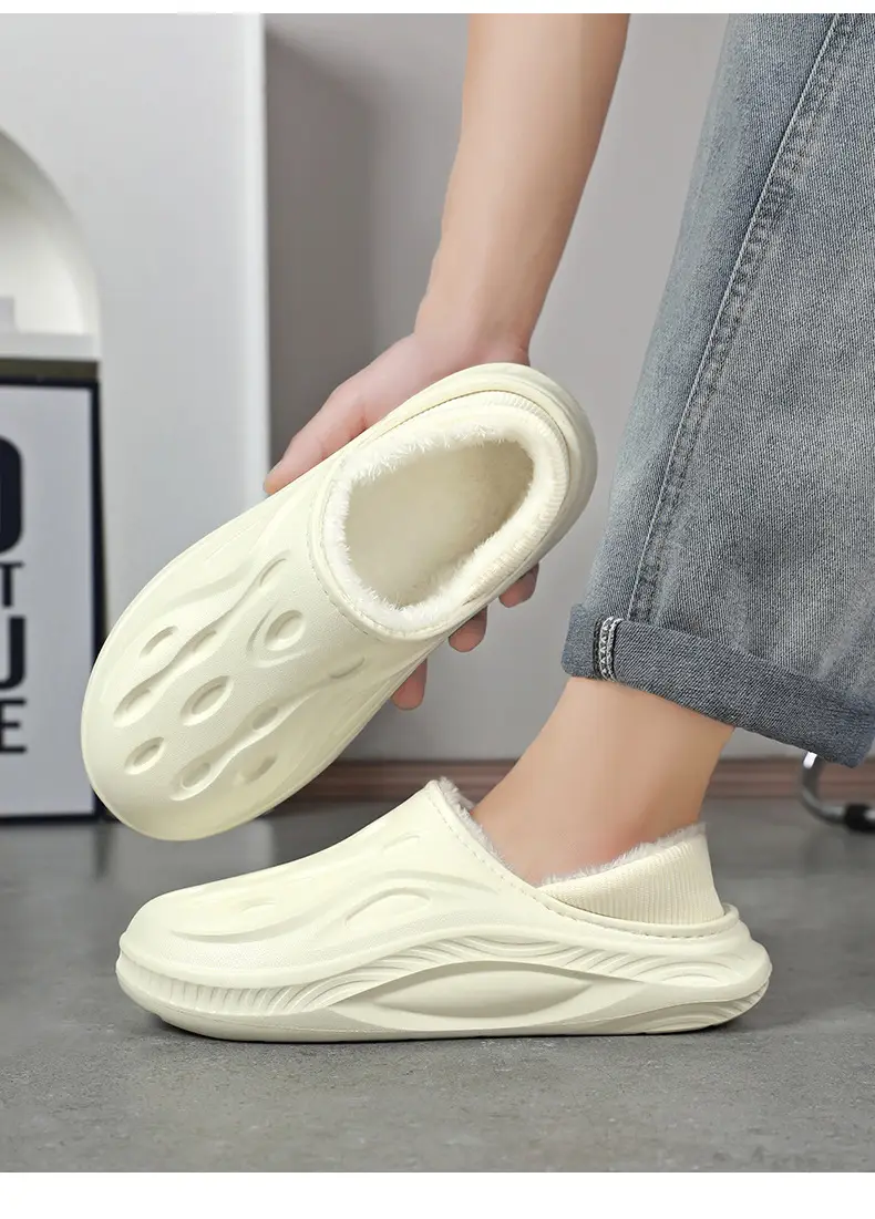 Men Women Cotton Slip-On Slippers Winter New 2025 — feature 17
