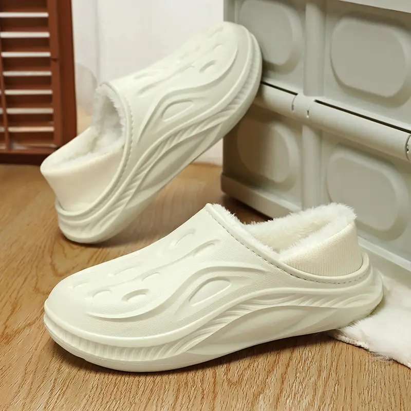 Men Women Cotton Slip-On Slippers Winter New 2025 - Image 2