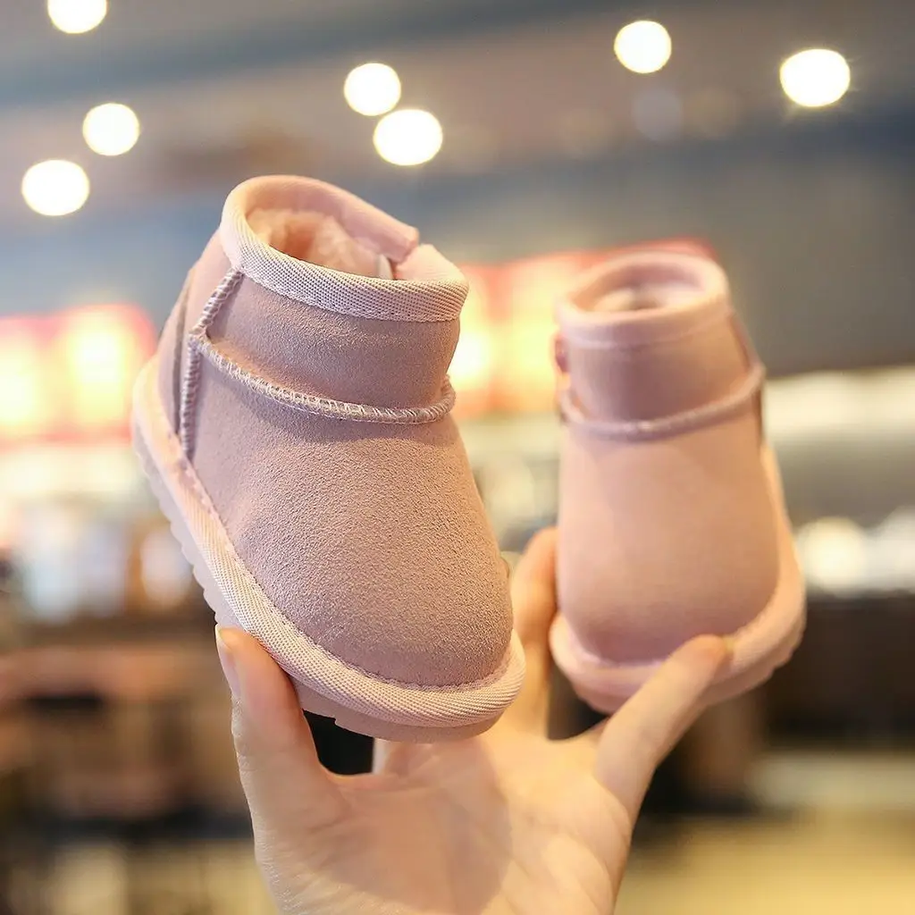 Baby Velvet Toddler Shoes Warm Winter Soft Soled
