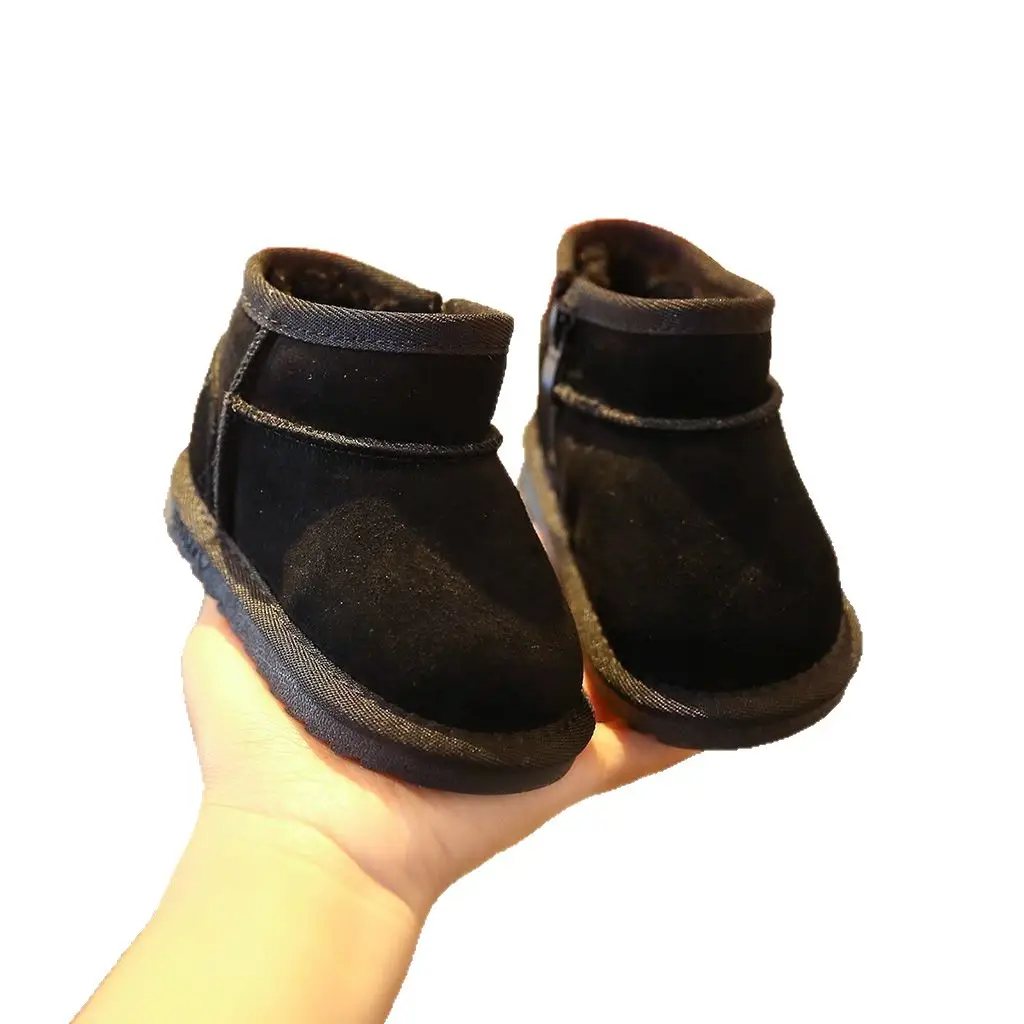 Baby Velvet Toddler Shoes Warm Winter Soft Soled