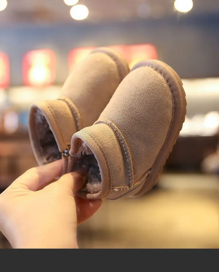 Baby Velvet Toddler Shoes Warm Winter Soft Soled — feature 2