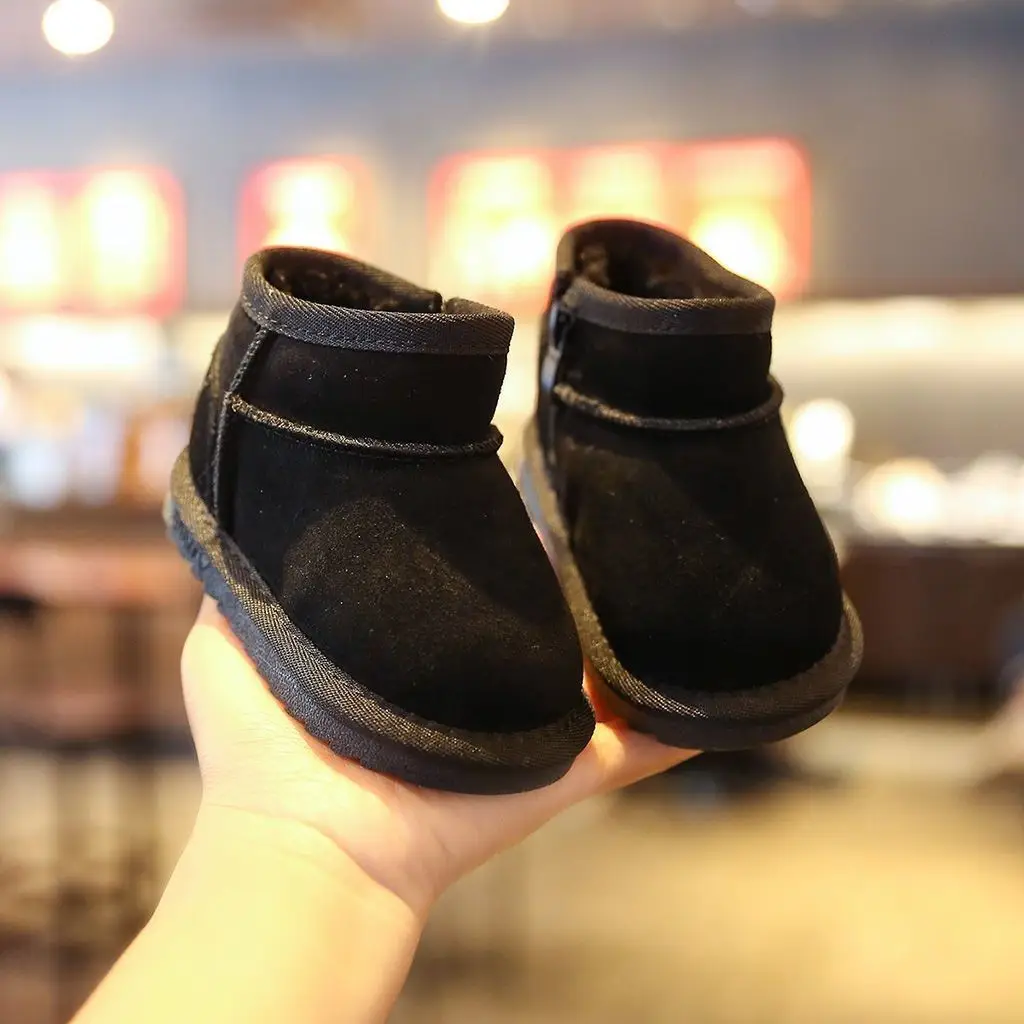 Baby Velvet Toddler Shoes Warm Winter Soft Soled