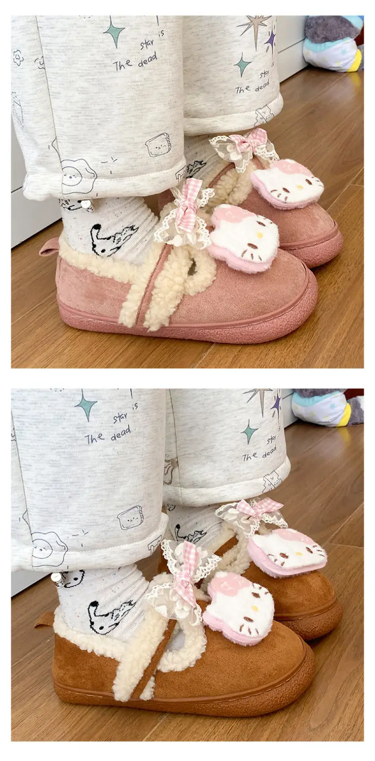 Winter Bow Embroidered Soft Slippers for Women — feature 12
