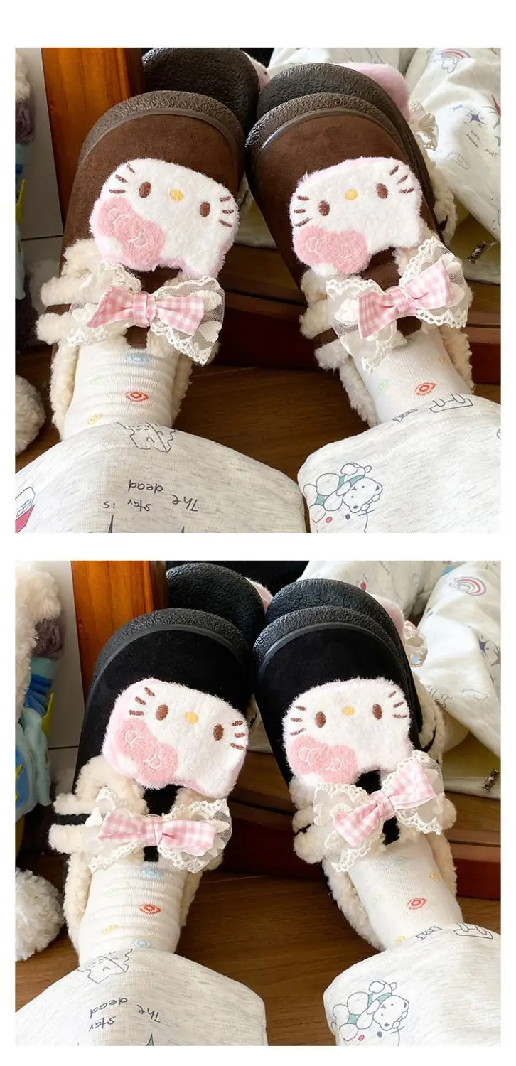 Winter Bow Embroidered Soft Slippers for Women — feature 18