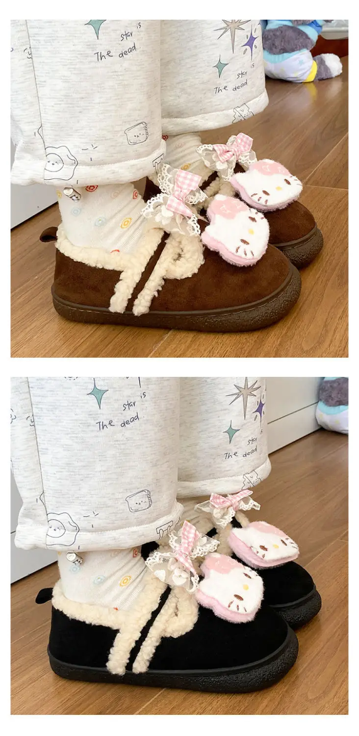 Winter Bow Embroidered Soft Slippers for Women — feature 19
