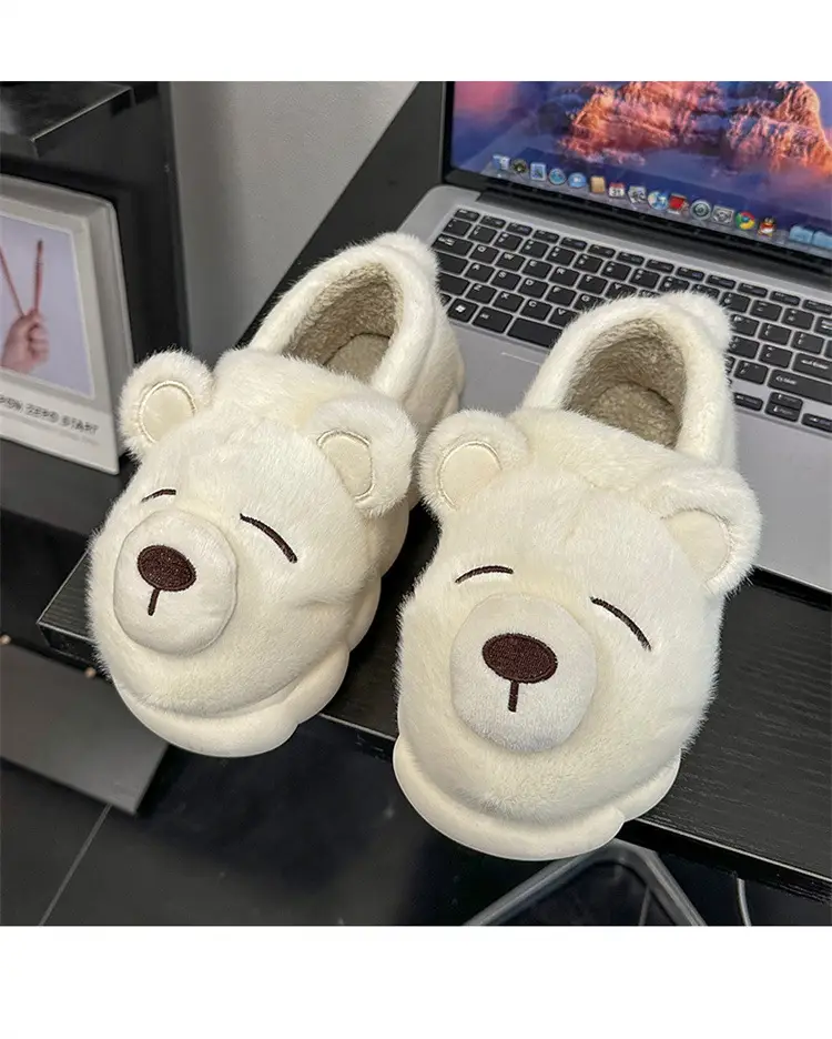 Nose Bear Slippers Warm Non-Slip Cotton 2025 — feature 14