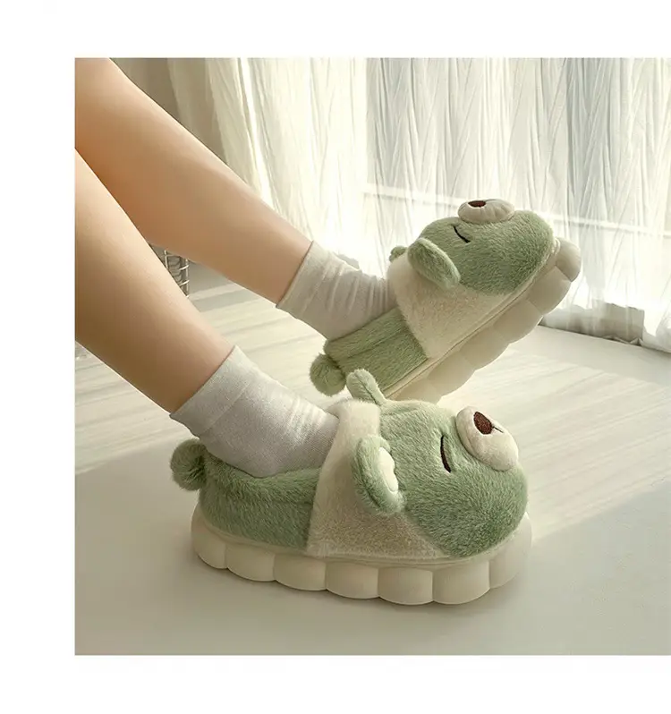 Nose Bear Slippers Warm Non-Slip Cotton 2025 — feature 15