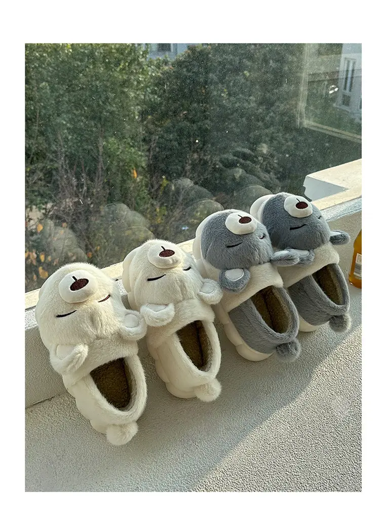 Nose Bear Slippers Warm Non-Slip Cotton 2025 — feature 16