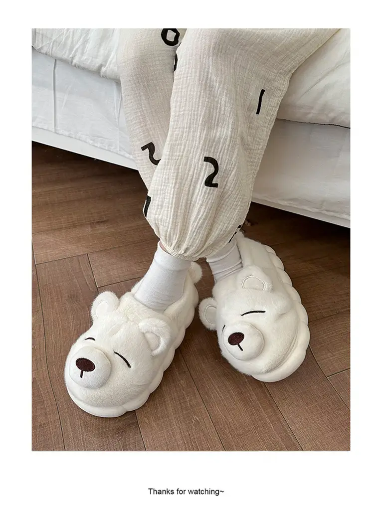 Nose Bear Slippers Warm Non-Slip Cotton 2025 — feature 19