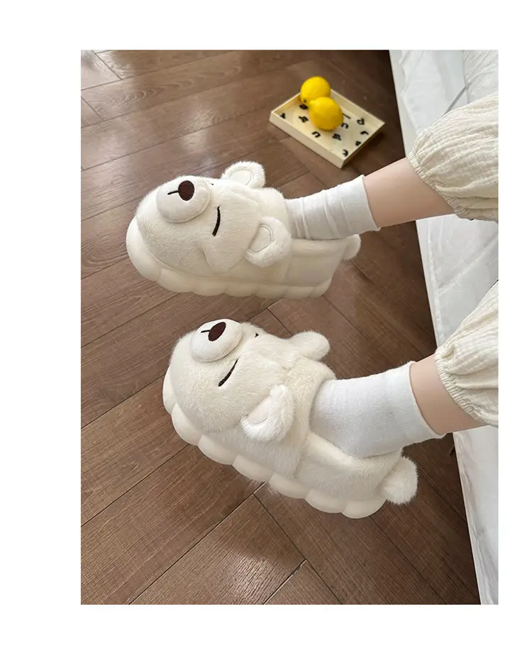 Nose Bear Slippers Warm Non-Slip Cotton 2025 — feature 7