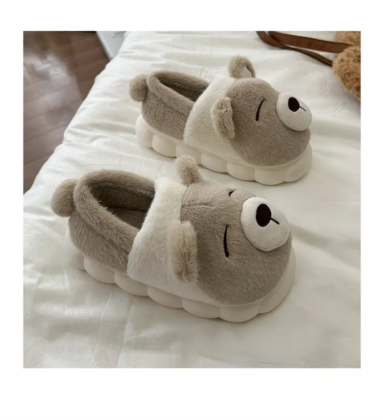 Nose Bear Slippers Warm Non-Slip Cotton 2025 — feature 8