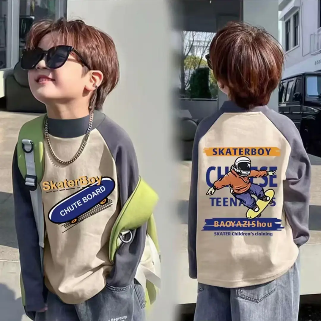 2025 Kids Long Sleeve T-Shirt with NCSMIDYN Graphic - Image 5