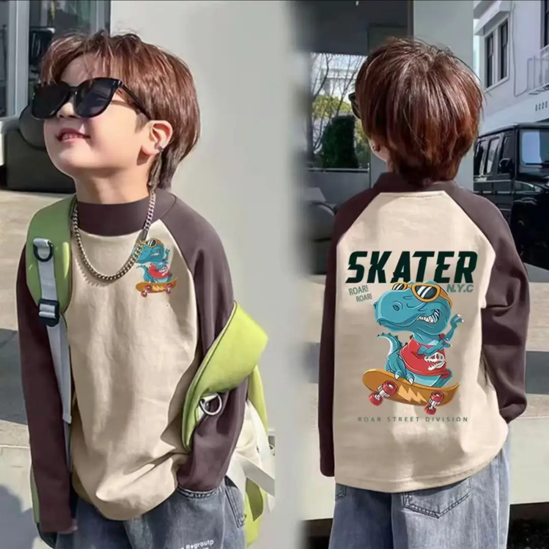 2025 Kids Long Sleeve T-Shirt with NCSMIDYN Graphic - Image 9