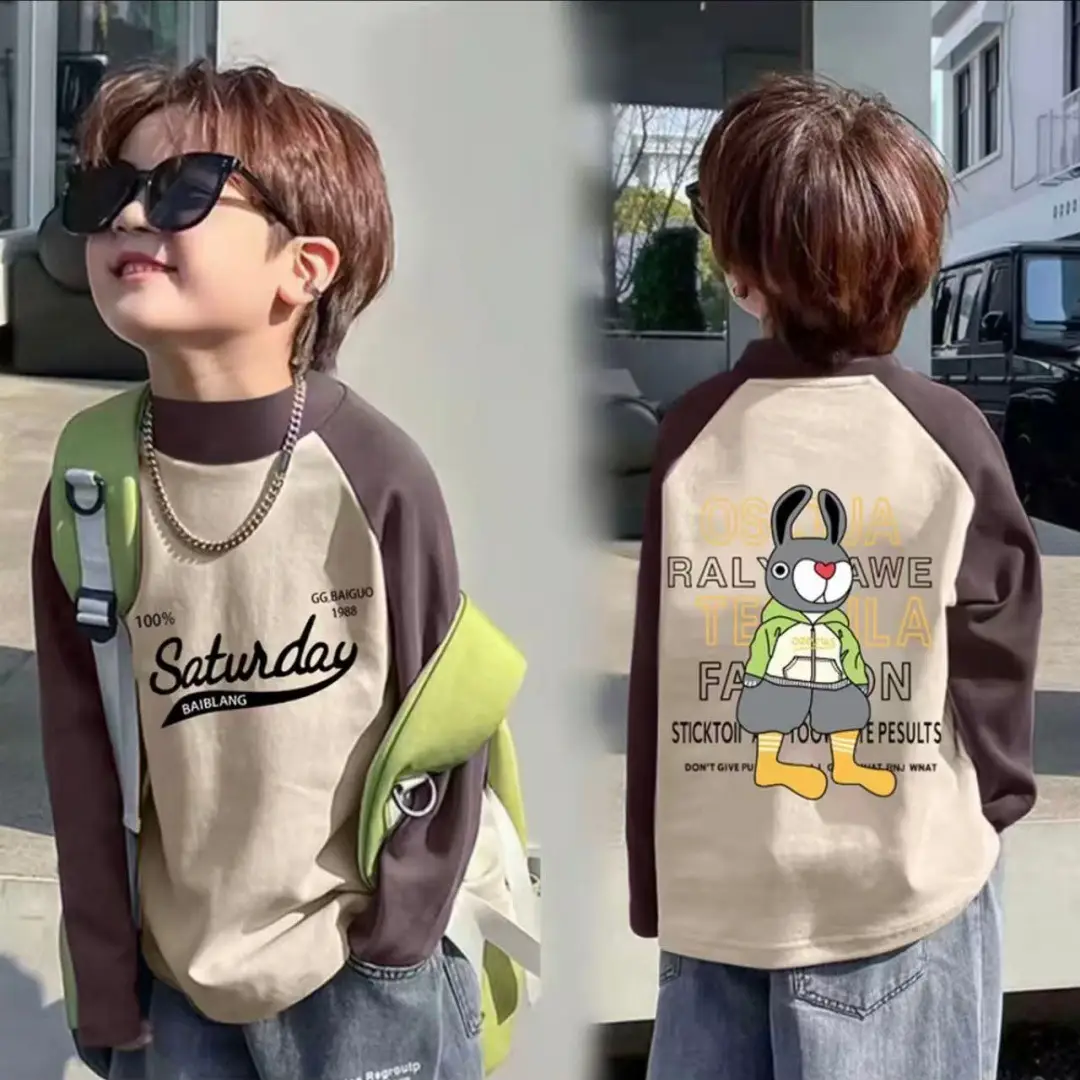 2025 Kids Long Sleeve T-Shirt with NCSMIDYN Graphic - Image 3