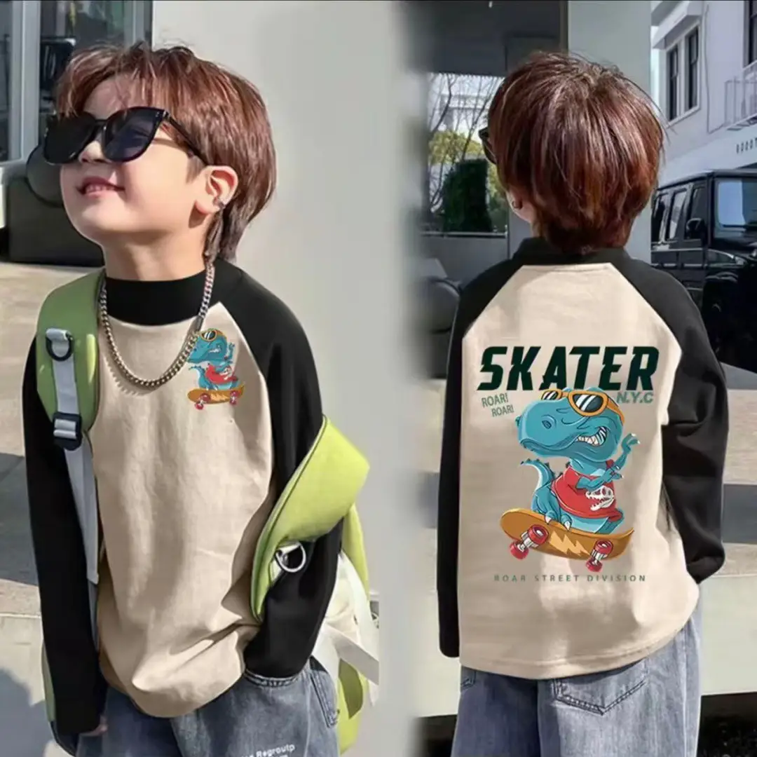 2025 Kids Long Sleeve T-Shirt with NCSMIDYN Graphic - Image 7